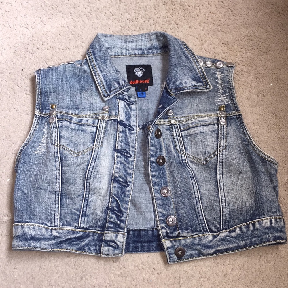 Jean vest ☺️ - Picture 2 of 2